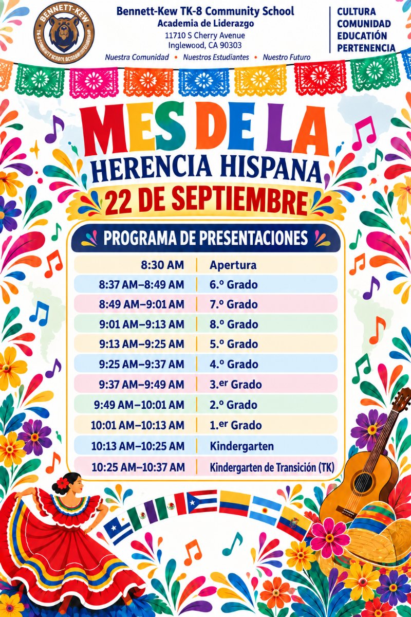 Programa de Celebracion de herencia Hispana